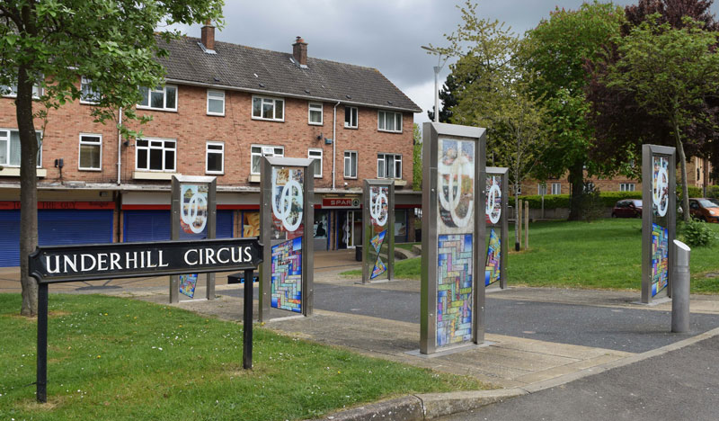 Underhill Circus pillars
