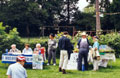 JR and plant stall
