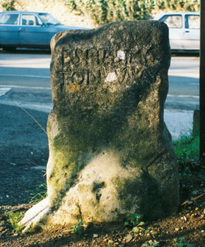 Boundary stone, Marston Road