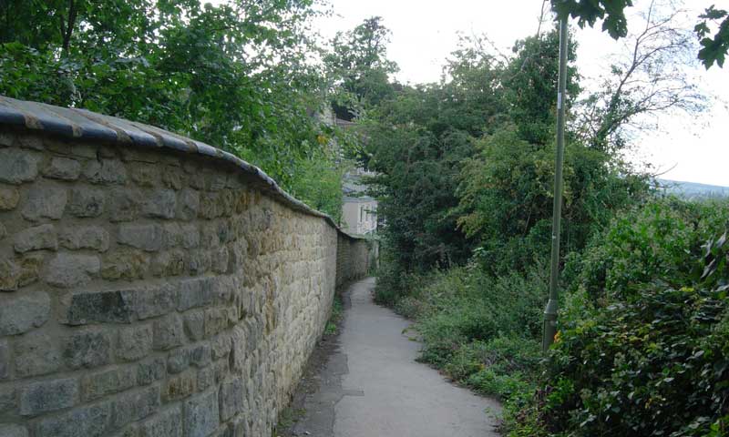 Path down the hill