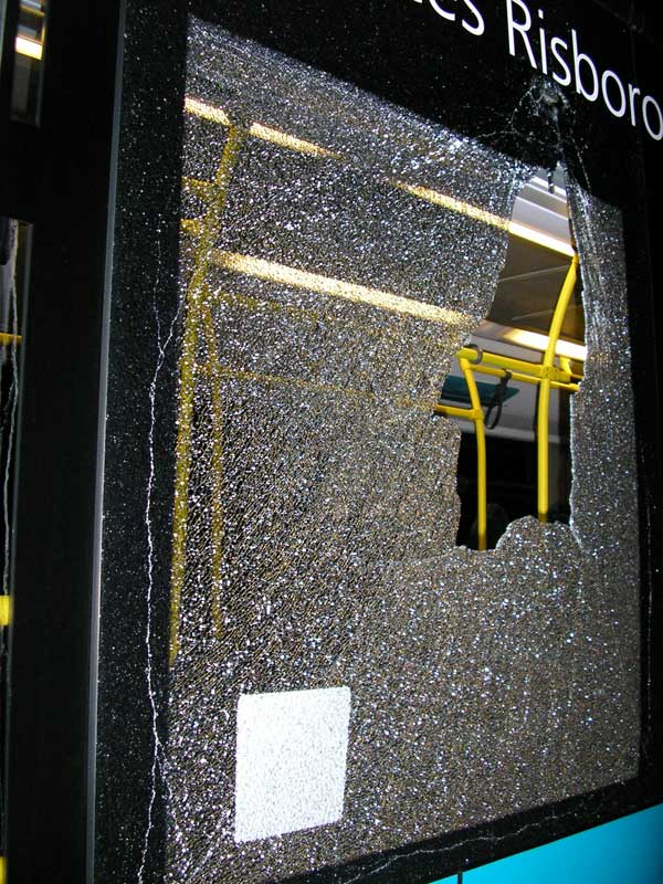 Broken glass