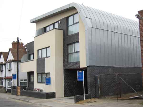 Flats from north