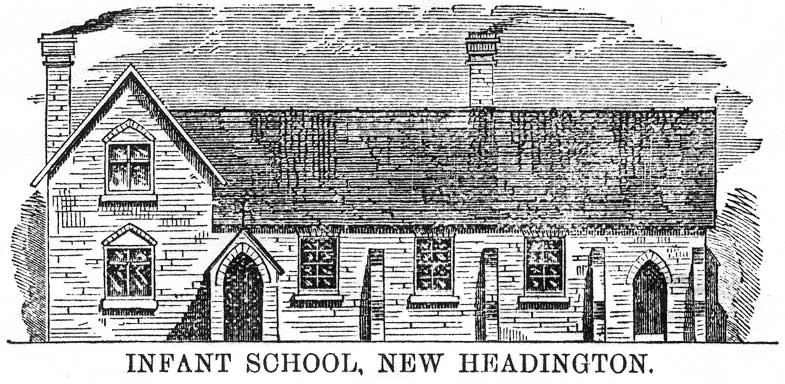 Architect's drawing of New Headington Infant School