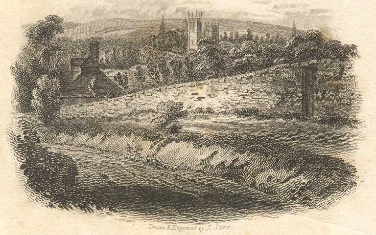 Path up hill in 1810