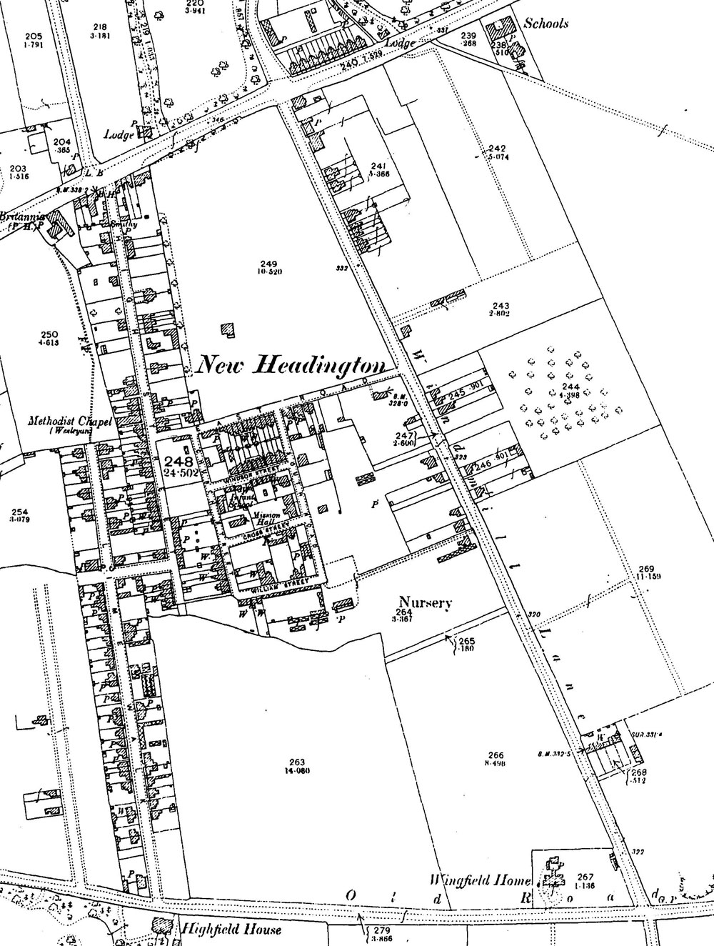 New Headington in 1898