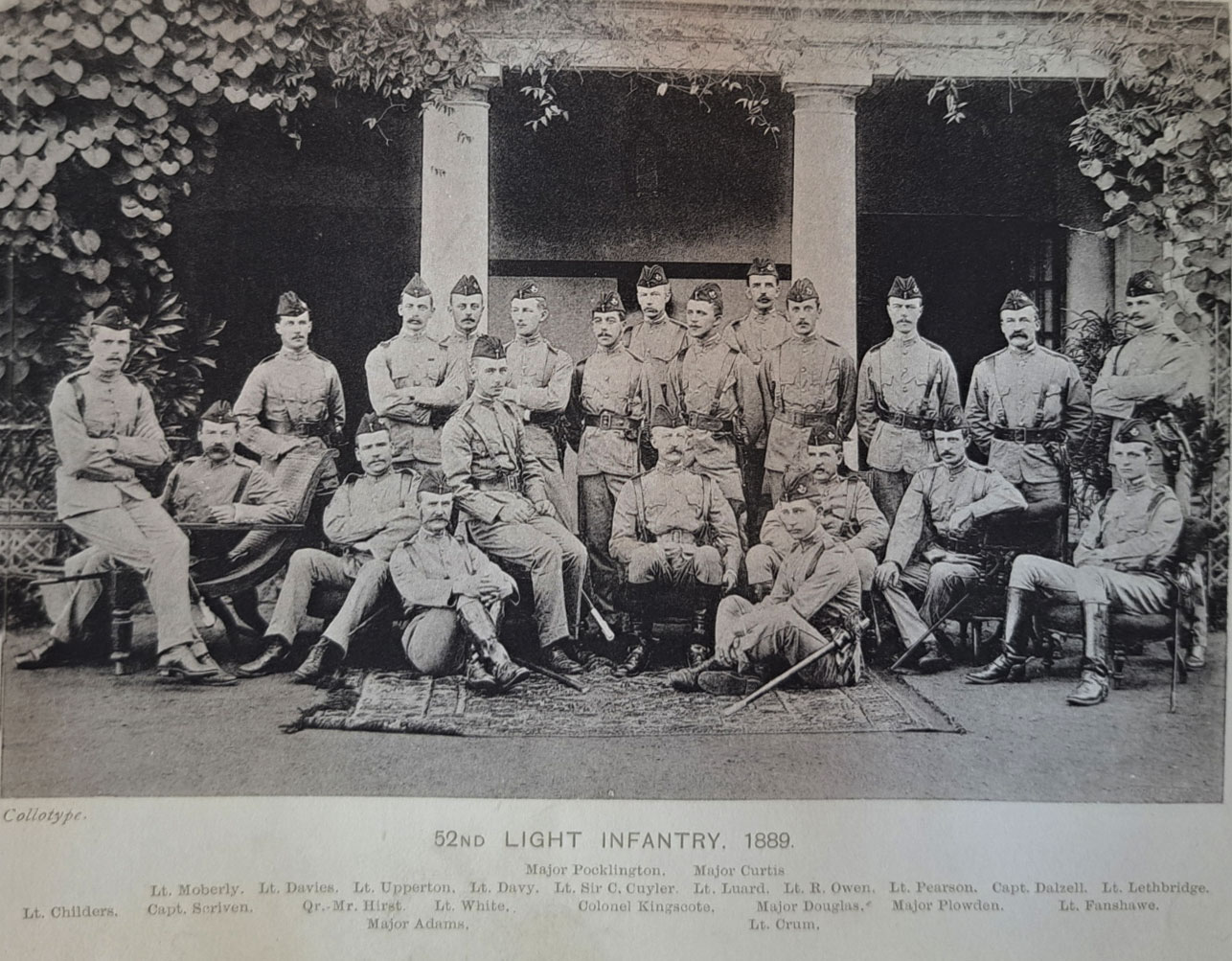 Colonel Kingscote and officers
