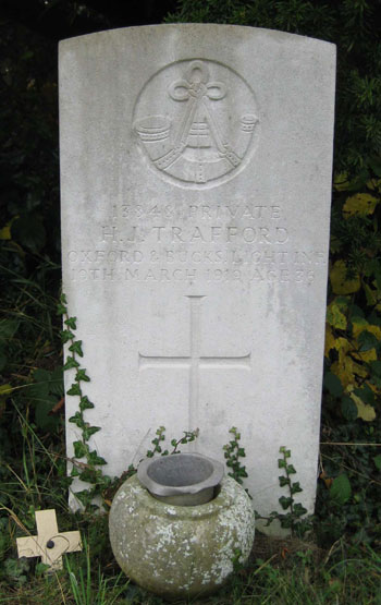 Trafford grave, Holy Trinity Church